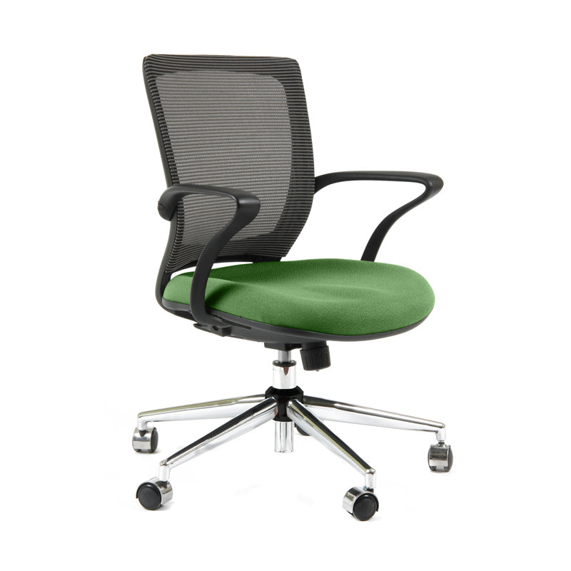 Silla TURIN Basic Marco negro Base Cromada